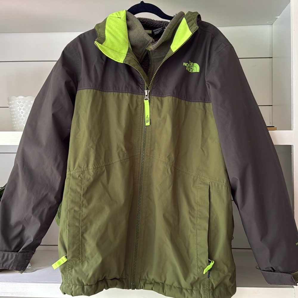 The North face boys fleece lined jacket